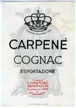 Etichetta cognac Carpené Malvolti - Conegliano